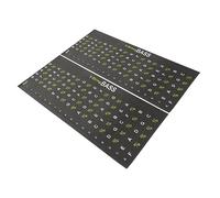 FUNOMOCYA Guitar Sticker Set Fretboard Fluency Notes Music Stickers Decals Guitar Chord