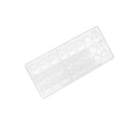 FUNOMOCYA Half-Round Acrylic Chocolate Mold Baking Tool Reusable Semi Sphere Chocolate Mold for DIY Making and Cake Decoration Food-Grade Cake for Home Baking