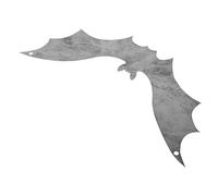 FUNOMOCYA Halloween Bat Sign Stake Realistic Hanging Bat Pendant for Outdoor Ornament for Halloween Party Lightweight