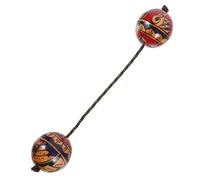 FUNOMOCYA Hand Drawn Maracas Percussion Instrument Wooden Egg Shakers Musical Rhythm Balls for Music Finger Shaker Balls Activities