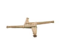 FUNOMOCYA Handcrafted Irish Straw Cross for Wall and Tabletop Traditional St S Blessing Cross for Home and Church Decor Natural Handwoven Irish Heritage Symbol for Farmhouse and Festival