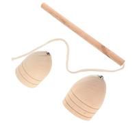 FUNOMOCYA Handcrafted Vintage Wooden Spinning Top with String Educational Gyro for Adults Interactive Traditional Outdoor Game for Family Fun and Nostalgic Play