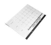 FUNOMOCYA Hanging Wall Calendar English Monthly Planner with Memo Space Festival Dates Office Home Decorative Organizer