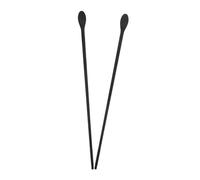 FUNOMOCYA Heat Resistant Silicone Mixing Spoons with Extended Handles Dual End Chopsticks and Stirring Spoon for Cooking Hot Pot Frying Easy to Clean Kitchen Utensils