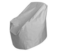 FUNOMOCYA Heavy Duty Boat Seat Cover Oxford Fabric Helm Chair Protector Grey Outdoor Pontoon Bench Seat Dustproof Shelter