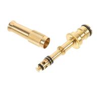 FUNOMOCYA High Pressure Brass Hose Nozzle for Garden Hose, Adjustable Water Flow Sprayer with Solid Brass Construction, Multifunctional Spray Head for Garden Watering and Patio Use