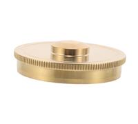 FUNOMOCYA Horn Bass Bottom Cover French Horn Covers Metal Golden