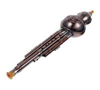 FUNOMOCYA Hulusi Chinese Instrument Cucurbit Flute Ethnic Musical Instrument for Beginners Porcelain Gourd for Learning Chinese Flute Music in Retro Style Random Style