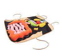 FUNOMOCYA Human Body Organs Apron Educational for Preschool Teaching Aid Soft Cloth Material Interactive Anatomy Cognitive Tool for Learning Internal Organ Shapes and Locations
