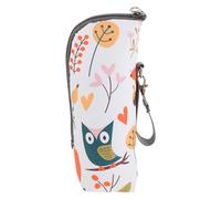FUNOMOCYA Insulated Bottle Cooler Bag with Zippered Closure Thermal Travel Pouch for Breastmilk Storage Portable Nursing Tote with Animal Print Premium Aluminum Foil Lining for Temperature