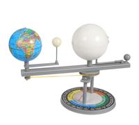 FUNOMOCYA Interactive Sun Earth Moon Orbital Model Educational Astronomy Apparatus DIY Three Sphere Celestial Instrument for and Lunar Simulation Family and Classroom Science Learning Tool