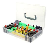 FUNOMOCYA Junior High Physics Electricity Experiment Kit with Complete Circuit Accessories for Student Learning Physics Teaching Equipment for Series and Parallel Circuits Random Color
