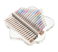 FUNOMOCYA Key Transparent Kalimba Thumb Piano Beginner Friendly Musical Instrument with Pure Sound Quality Lightweight Portable Design for Music Enthusiasts