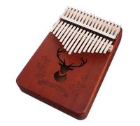 FUNOMOCYA Keys Thumb Piano Kalimba Wooden African Finger Piano Portable Mbira Instrument for Beginners Adults Solid Wood Sound