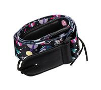 FUNOMOCYA Kids Ukulele Shoulder Strap Leather Ends Pattern Guitar Strap for Children Adjustable Polyester for Boys and Girls Random Style