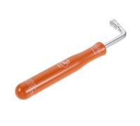 FUNOMOCYA L Shape Square Tuning Wrench Spanner for Guzheng and Zither Instruments, Yellow Piano Tuner Tool with Precise Four-corner Tip, Universal String Instrument Accessory for Accurate