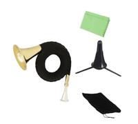 FUNOMOCYA Lacquer Gold Plate Professional Waldhorn Wind Instrument for Beginners and Professionals