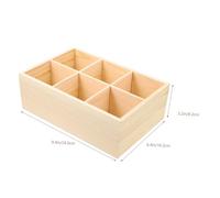 FUNOMOCYA Large Capacity Acrylic Marker Storage Tray with Multi-slots Desktop Organizer Wooden Pen Holder for Artists Students Teachers Portable and Practical Stationery Storage Box