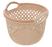 FUNOMOCYA Large Capacity Laundry Basket Plastic with Rustic Woven Basket Design and Woven Organizer for Storage for Magazines and Pet on Shelf or Tv Cabinet