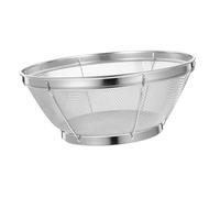 FUNOMOCYA Large Fine Mesh Strainer Rice Washing Sieve Stainless Steel Vegetable Fruit Drain Basket
