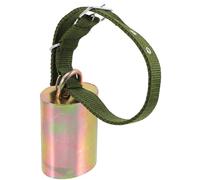 FUNOMOCYA Large Rustic Livestock Hanging Bell Set for Cattle and Sheep with Extra-Large Metal Bell Loud Sound Anti-Lost Farm Animal Ornament for Grazing and Outdoor Use