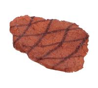 FUNOMOCYA Lifelike Grilled Fillet Steak Model Artificial Steak Prop Realistic Display Meat Decor for Kitchen Photography Dining Table Ornament