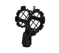 FUNOMOCYA Lightweight Microphone Mount Clip Holder with Anti Vibration Plastic Design, Compatible with Microphone Arm, for Touring and Recording Musicians and Podcast Hosts
