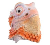 FUNOMOCYA Lizard Head Mask Halloween Cosplay Prop Animal Costume Accessory for Party Dress Up and Stage Performances Reusable Funny Animal Headwear for Birthdays and Holiday Celebrations