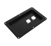 FUNOMOCYA Loudspeaker Terminal Plate for Speaker Boxes High-durability Metal Back Panel Speaker Box Jack Plate for Stage