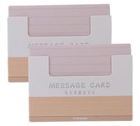 FUNOMOCYA Macaron Pastel Portable Index Cards 2 Packs 300pcs Small Blank Lined Note Cards for Daily Use Office School Supplies