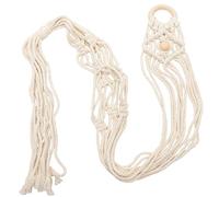 FUNOMOCYA Macrame Guitar Wall Hanger Handwoven Cotton Rope Instrument Holder for Wall Hanging Decoration Fits Acoustic and Electric Guitars Unique Bohemian Style Ukulele Hanger
