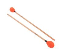 FUNOMOCYA Maple Handle Marimba Mallets Pair with Yarn Wrapped Heads for Xylophone Glockenspiel and Tongue Drum Ergonomic Balanced Percussion Sticks for Expressive Multi Instrument Use