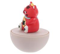 FUNOMOCYA Mechanical Kitchen Timer Cute Cat Timer No Battery Needed ABS Plastic Desktop Decor for Boys and Girls Cooking Management