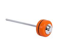 FUNOMOCYA Metal Drum Beater with Silicone Head High End Orange Percussion Hammer for Kits Replacement for Various Music Styles