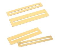FUNOMOCYA Metal Fingerboard Guards Gold Fret Protectors 2pcs Protect Fingerboard for Guitar and Mandolin Luthier Tool for DIY and Fret Works