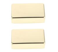 FUNOMOCYA Metal Humbucker Pickup Covers Luxurious Appearance Guitar for Electric Guitar 2pcs Golden Colour, Sturdy Metal Material, Reduce Maintenance Costs and Amplify Pickup Sensitivity