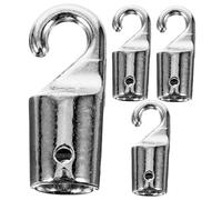 FUNOMOCYA Metal Window Blind Wand Hook Tips 4pcs Blind Wand Hook Replacement for Blind Wand Teplacement Hook