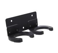 FUNOMOCYA Microphone Hanger Hook Wall Mounted Mic Holder Double Hook Rack Metal Mic Storage Stand KTV Supply Storage Bracket Sturdy Iron