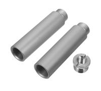 FUNOMOCYA Microphone Stand Extension Kit with 5/8" to 3/8" Adapter, Mic Extension Tubes for Live Streaming and Desk Mic Stands, Includes 2 Tf10130-b Rods and 1 Tf10099 Adapter