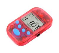 FUNOMOCYA Mini Red Electronic Beat Meter for Guitar Violin Piano, Digital Beat Rhythm Metronome 11.8cm x 7.8cm x 2.5cm Portable Universal Instrument Accessory for Music Practice