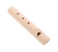 FUNOMOCYA Mini Wooden Flute for DIY Paintable Whistle Compact Three-hole Musical Instrument for S Creative Play Beginner-friendly Unpainted Wooden Whistle for Music Education and Fun