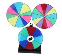 FUNOMOCYA Miniature Dry Erase Spinning Wheel Game with Slots Writable Tabletop Prize Wheel for Fundraisers Parties and Team Activities Smooth Spin Mechanism for Quick Prize Distribution and