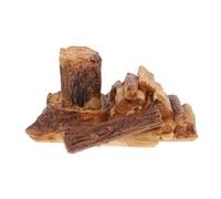FUNOMOCYA Miniature Firewood Stack Dollhouse Model Realistic Brown Resin Tree Stump for Micro Landscape Garden Sculpture Accessory for Fairy Houses and Creative Decor