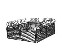 FUNOMOCYA Miniature Plastic Fence for Boys Playset Accessories Flexible DIY Model for Micro Landscape War Scenes and Prison Barriers High Fidelity Protective Barrier for Military and Scene