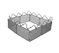 FUNOMOCYA Miniature Plastic Fence Panel for DIY Crafts and Model Scenes Safety Guardrail for Village Layouts Prison and War Diorama Accessories Flexible Decorative Fence for Hobbyists and