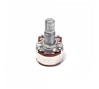 FUNOMOCYA Mn250K Dual Pot Long Knurled Split Shaft Audio Potentiometers Metal Tone Control Easy to Install Guitar Volume Potentiometer 0.9 X 1.1 X 0.7 Inch