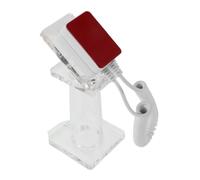 FUNOMOCYA Mobile Phone Display Stand Chain Transparent Cellphone Holder for Retail Stores Easy Assembly Stable Base for Enhanced Visibility and Safety