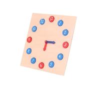 FUNOMOCYA Montessori Clock Wooden Puzzle for Educational Learning Tool for Cognitive Development and Early Science Teaching
