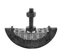 FUNOMOCYA Motorcycle Rim Clamp Lock 1.85" Off-Road Wheel Lock for Dirt Bike ATV Motocross with Inner Tube Saver and Tire Stabilizer