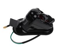 FUNOMOCYA Motorcycle Skull Headlight Rear Tail Light 17.7cm X 10cm X 9.5cm Black Motorcycle Light Accessory Kit Compatible with Motorbikes and Scooters